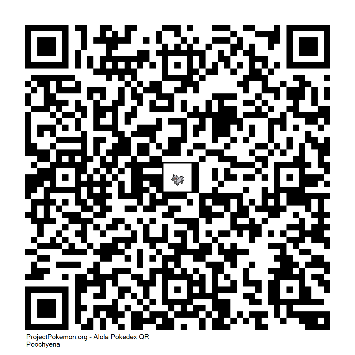 Cdigo QR de Poochyena